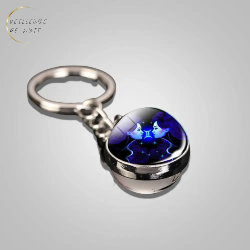 Porte Clef Lumineux Gémeaux I Veilleuse De Nuit