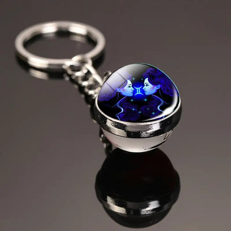Porte Clef Lumineux Gémeaux I Veilleuse De Nuit