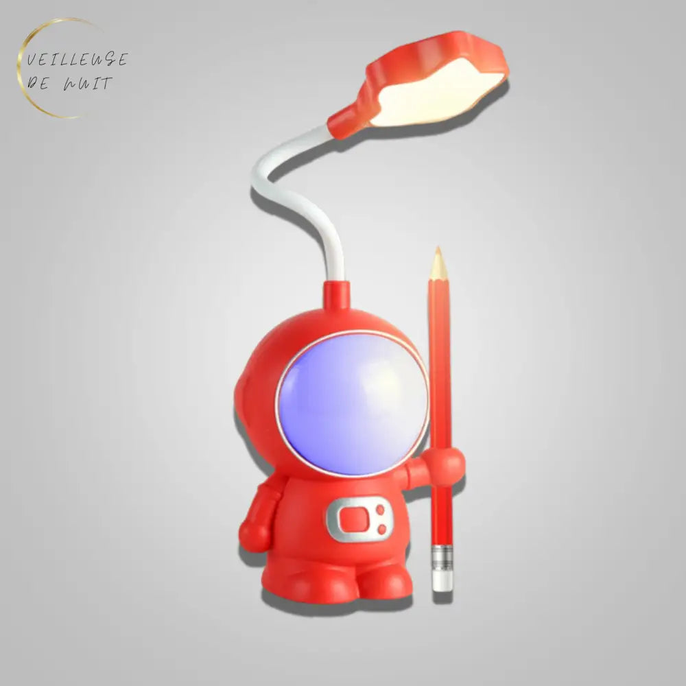 Veilleuse Astronaute Rouge USB I Veilleuse De Nuit