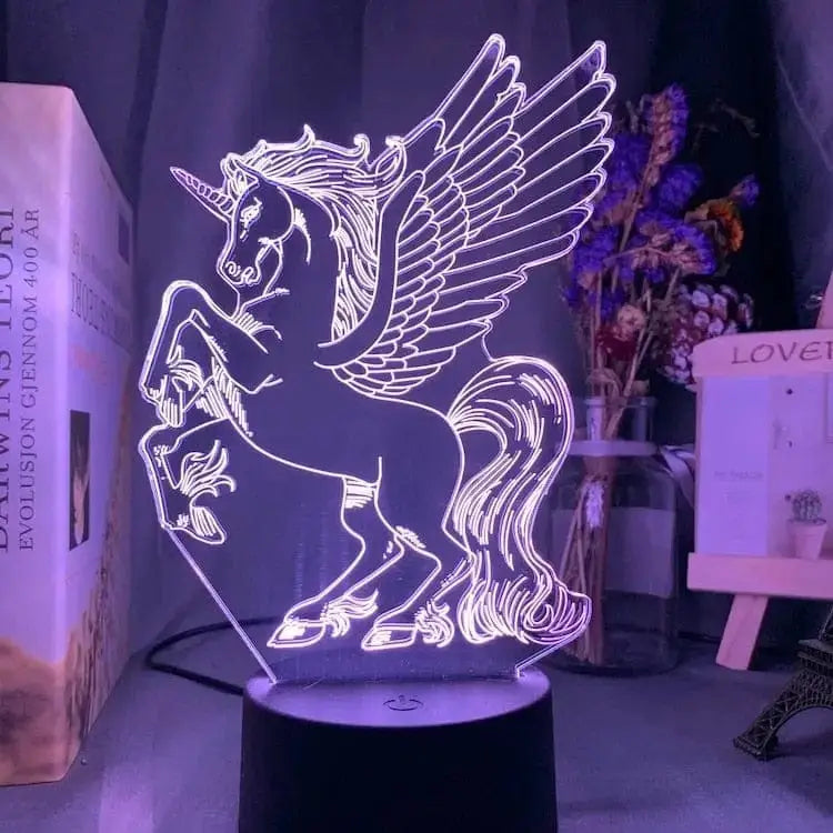 Veilleuse Licorne Magnifique I Veilleuse De Nuit