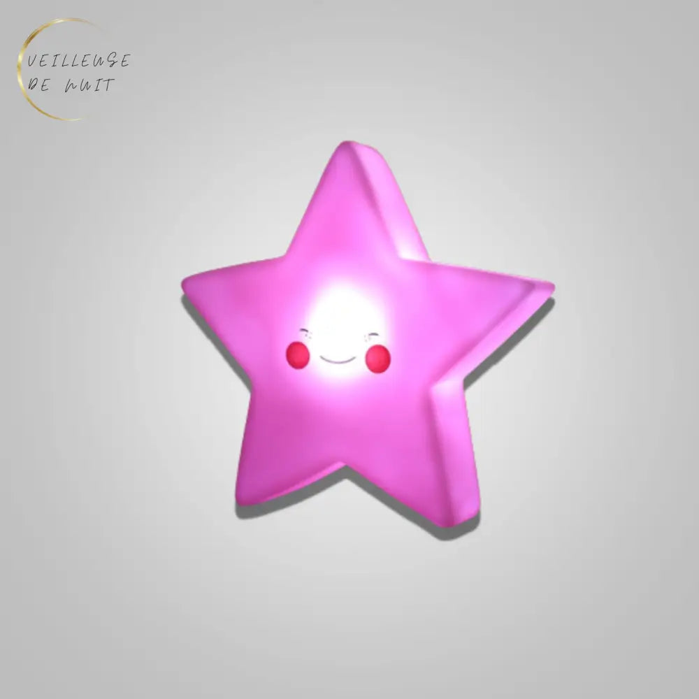 Veilleuse Nomade Étoile Rose I Veilleuse De Nuit