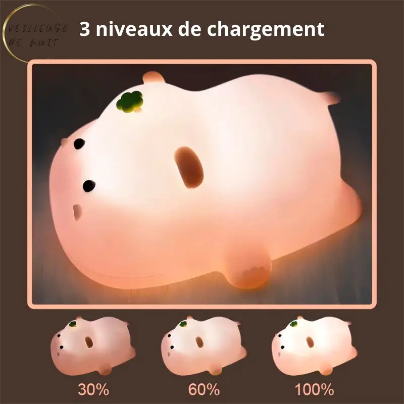 Veilleuse Vache thyliennette
