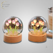 ​Veilleuse Cristal Tulipe I Veilleuse De Nuit