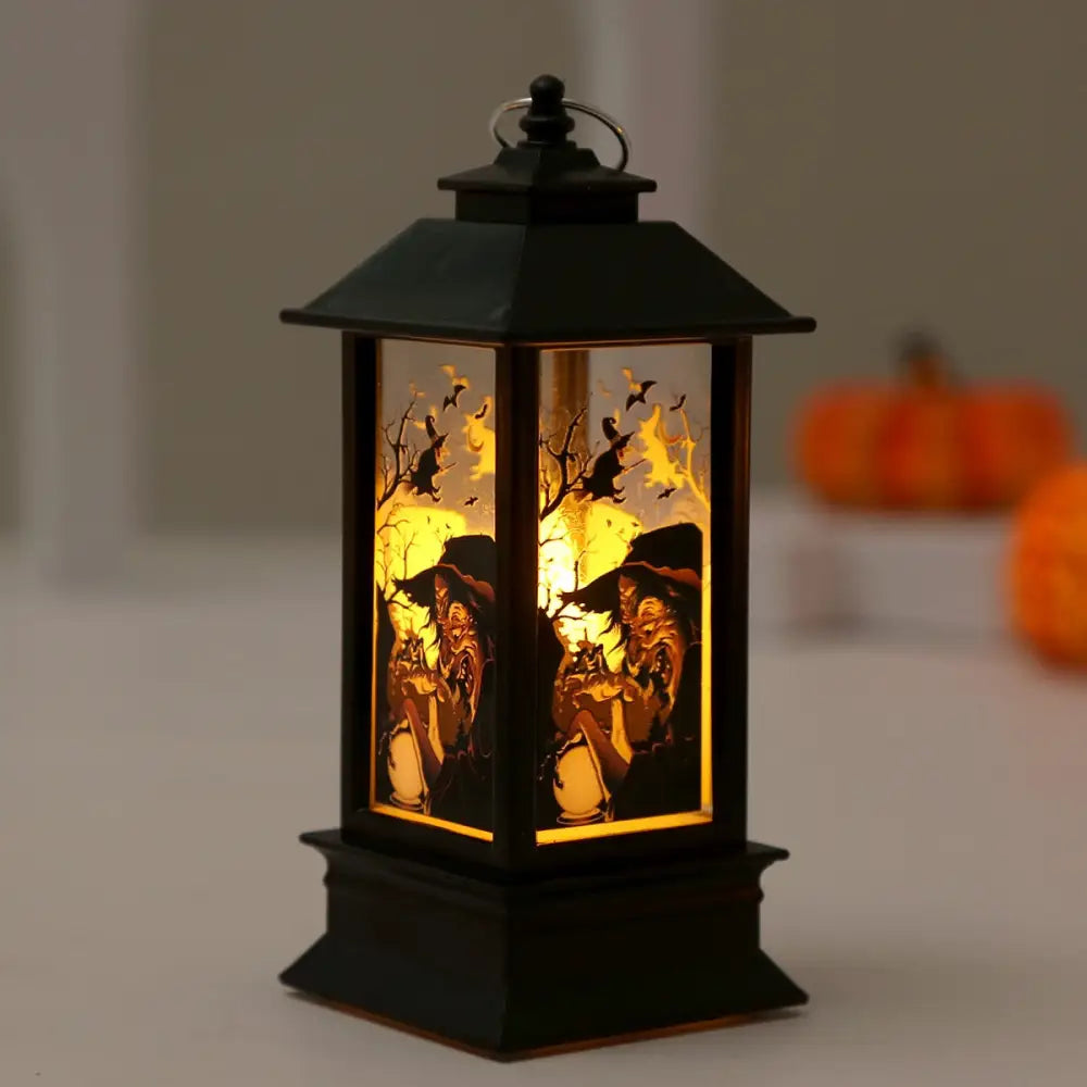 ​Lampe Halloween Petite Sorcière I Veilleuse De Nuit