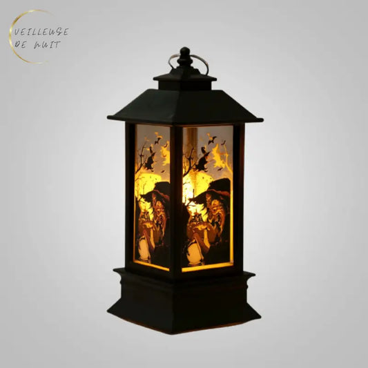 Lampe Halloween Petite Sorcière thyliennette