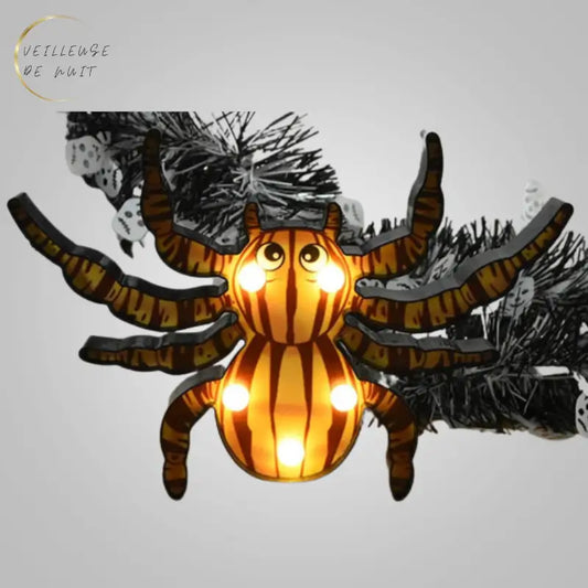 Lampe LED Araignée Jaune thyliennette