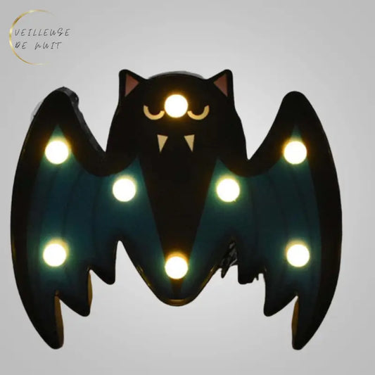 Lampe LED Chauve Souris Bleue thyliennette