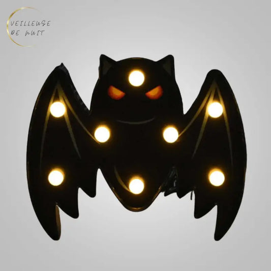 Lampe LED Chauve Souris Noir thyliennette