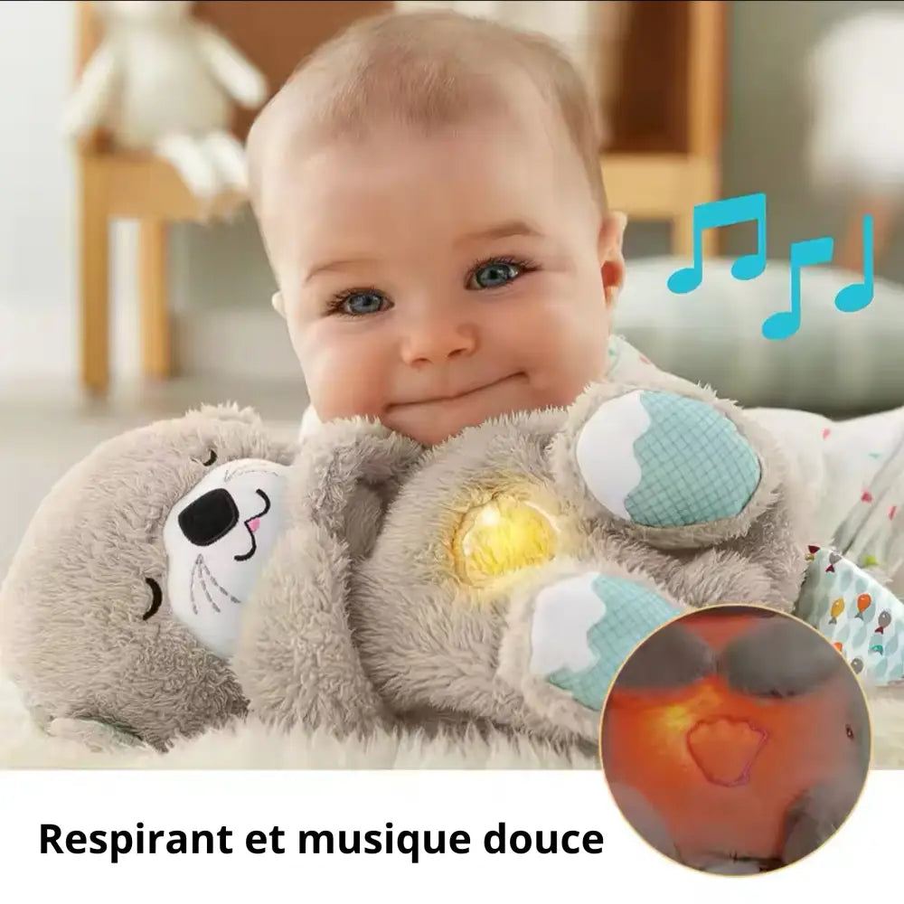 Loutre Peluche Veilleuse thyliennette