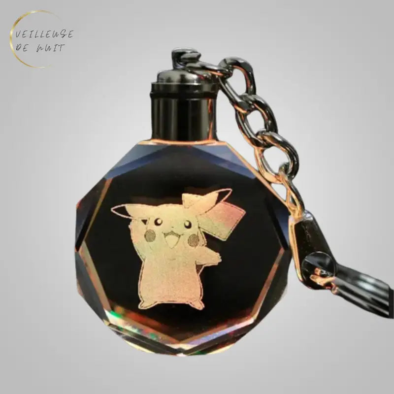 Porte Clef Pikachu Jaune I Veilleuse De Nuit