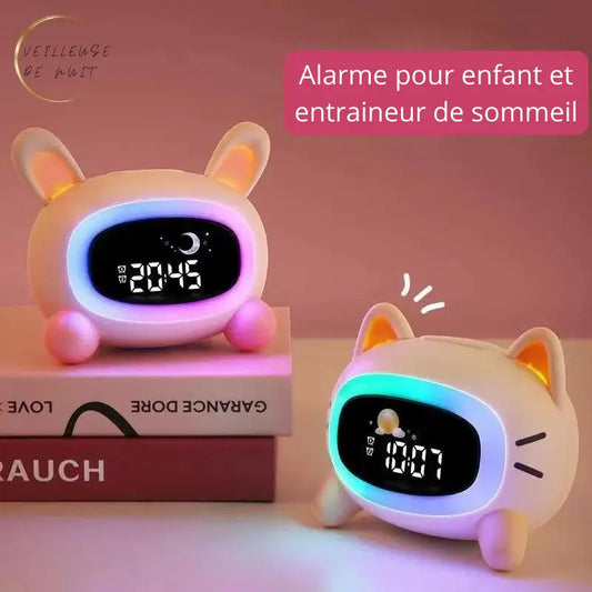 Reveil Veilleuse Chat thyliennette