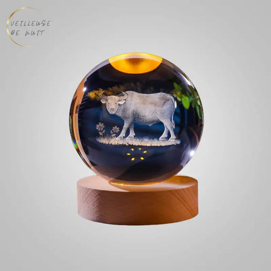 Veilleuse Adulte Vache Cristal thyliennette