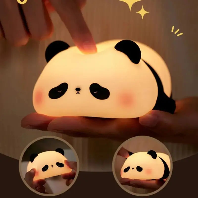 Veilleuse Animal Panda Tactile thyliennette