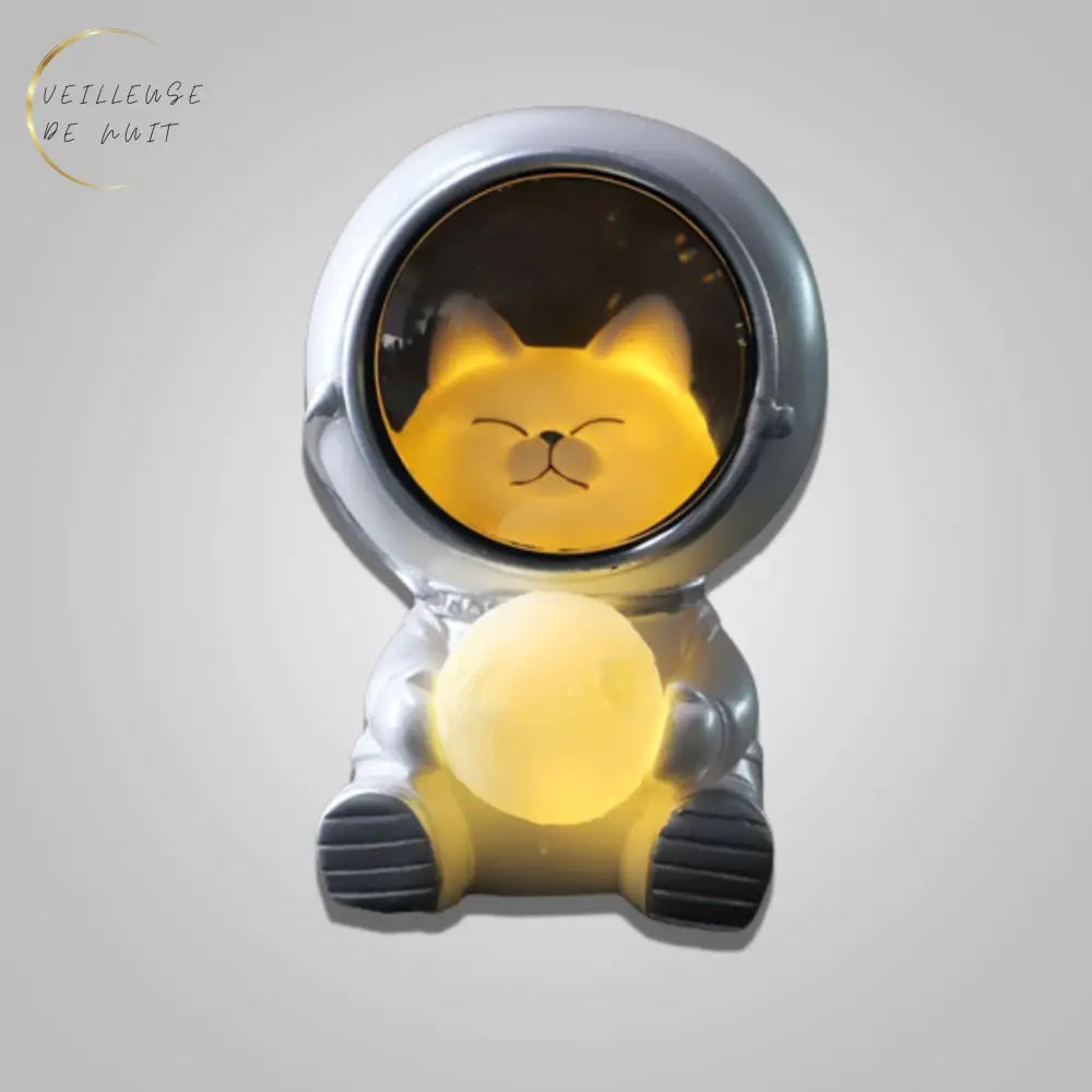 ​Veilleuse Astronaute Chat I Veilleuse De Nuit