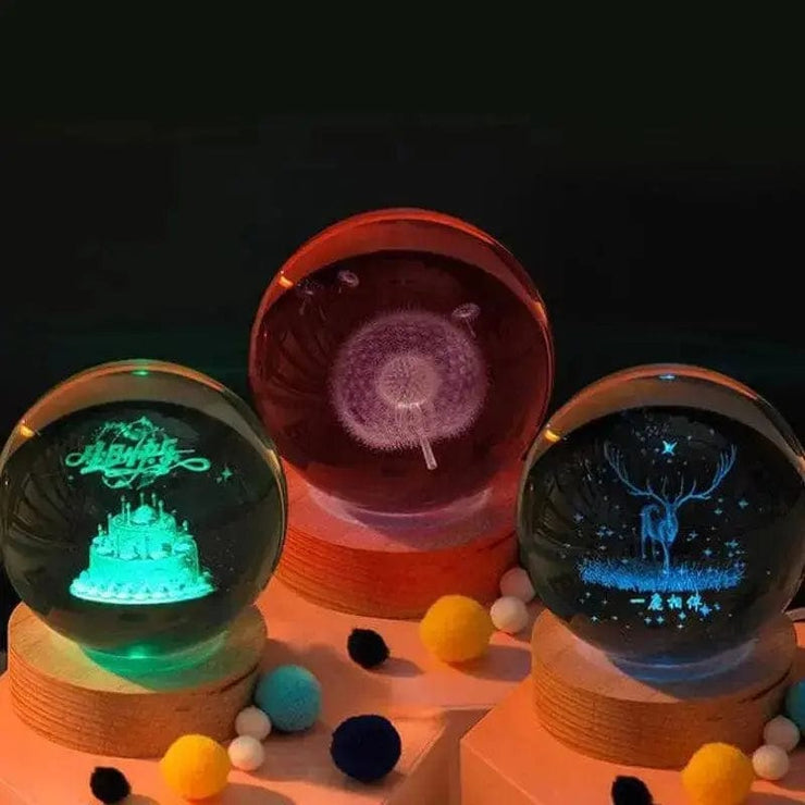 ​Veilleuse Astronaute Cristal I Veilleuse De Nuit