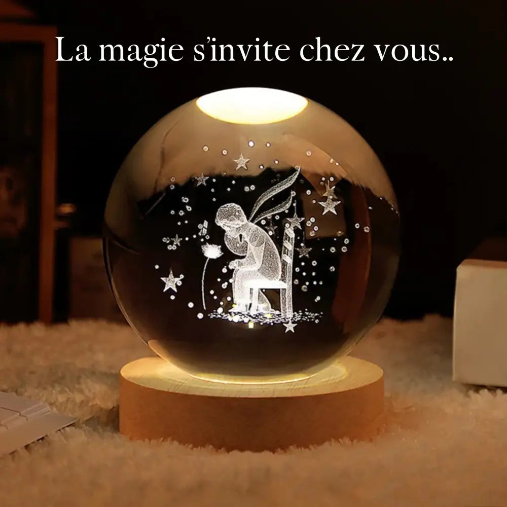 Veilleuse Cristal Petit Prince thyliennette