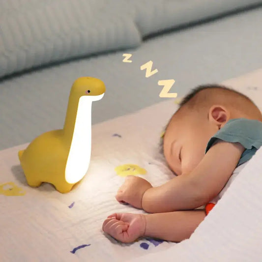 Veilleuse Dinosaure Rechargeable Jaune I Veilleuse de Nuit