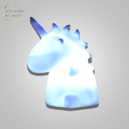 ​Veilleuse Licorne Bleu I Veilleuse De Nuit