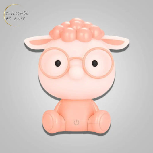 ​Veilleuse Mouton Rose USB I Veilleuse De Nuit