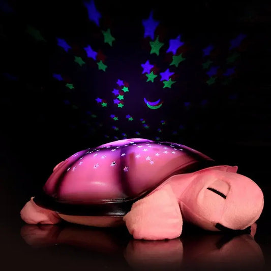 Veilleuse Tortue Musicale Rose thyliennette